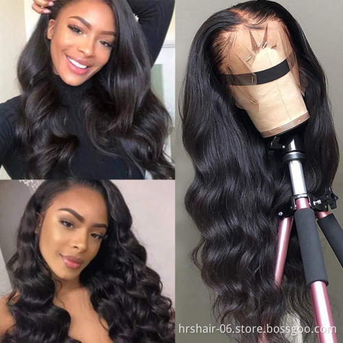 150% 180% 13*1 lace frontal wig Wholesale with customization 100% sliky Raw Virgin Cuticle Aligned Brazilian Human Hair